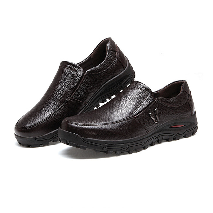 Orthopedische loafers van leer voor heren