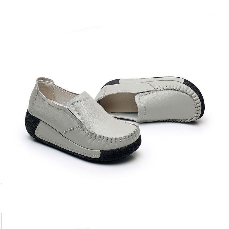 Orthopedische loafers met zwarte zool voor dames