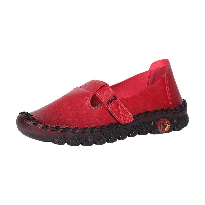 Orthopedische mocassins in synthetisch leer ballerina-stijl voor dames