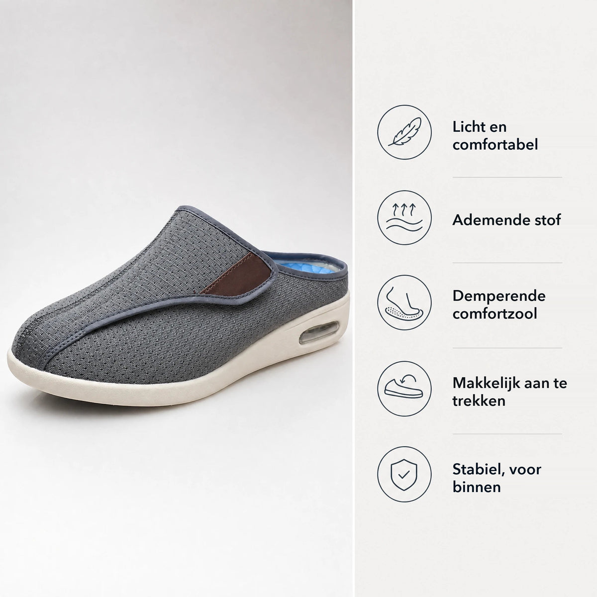 Orthopedische muiltjes in beige Afbeelding