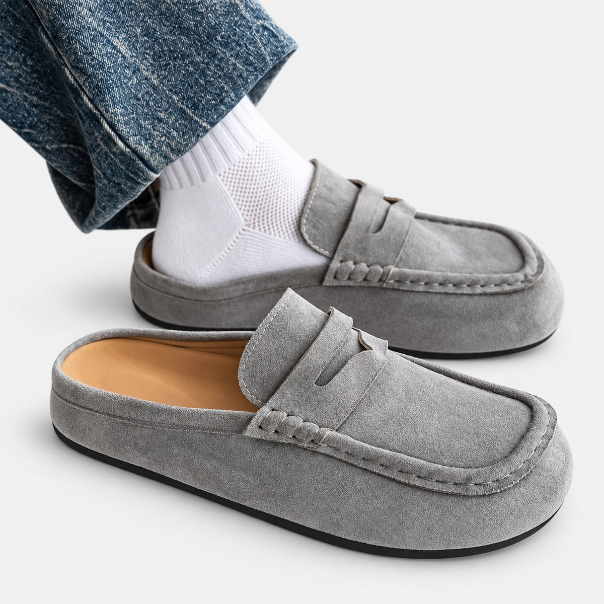 Penny loafer muiltje heren, zijaanzicht Afbeelding