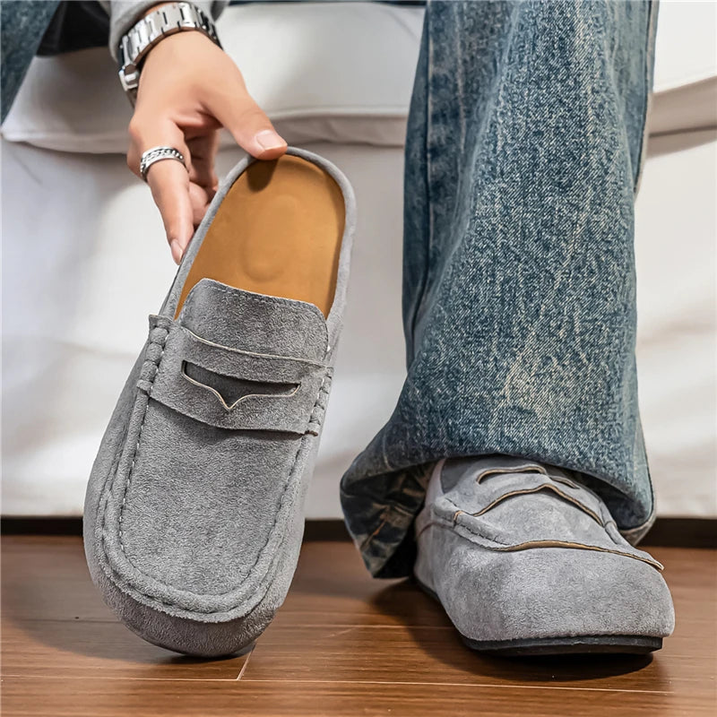 Penny loafer muiltje heren, detail van de zool