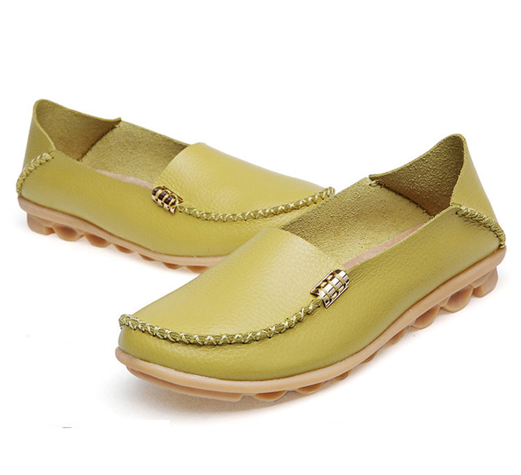 Platte loafers met gevarieerde kleuren voor dames