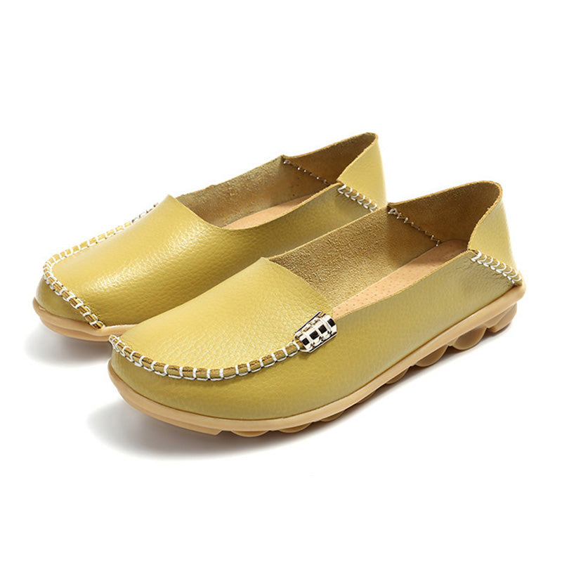 Platte loafers met gevarieerde kleuren voor dames