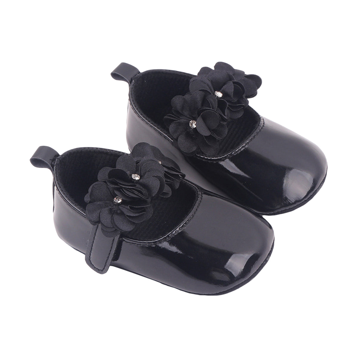 Schattige bloemen mocassins voor babymeisje