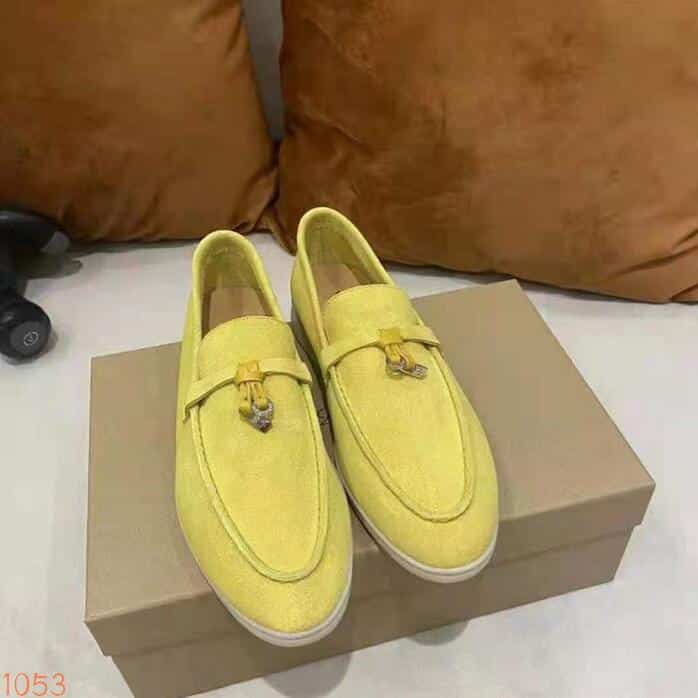 Suède loafer in Britse stijl voor dames