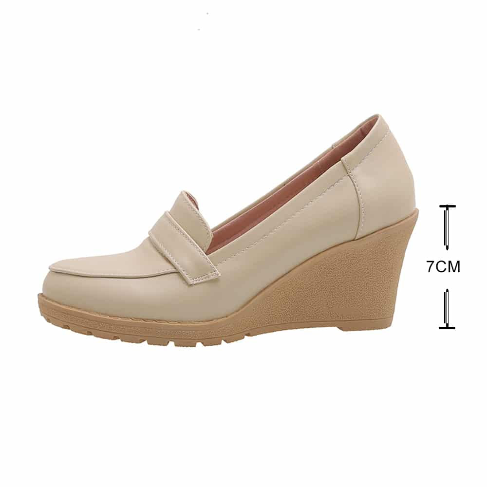 Loafers met sleehak voor dames