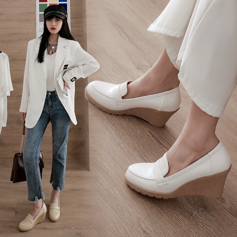 Loafers met sleehak voor dames