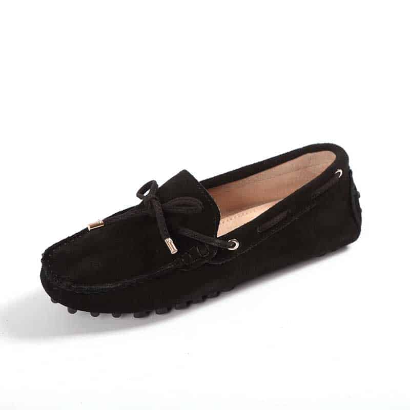 Zachte suède mocassins voor dames