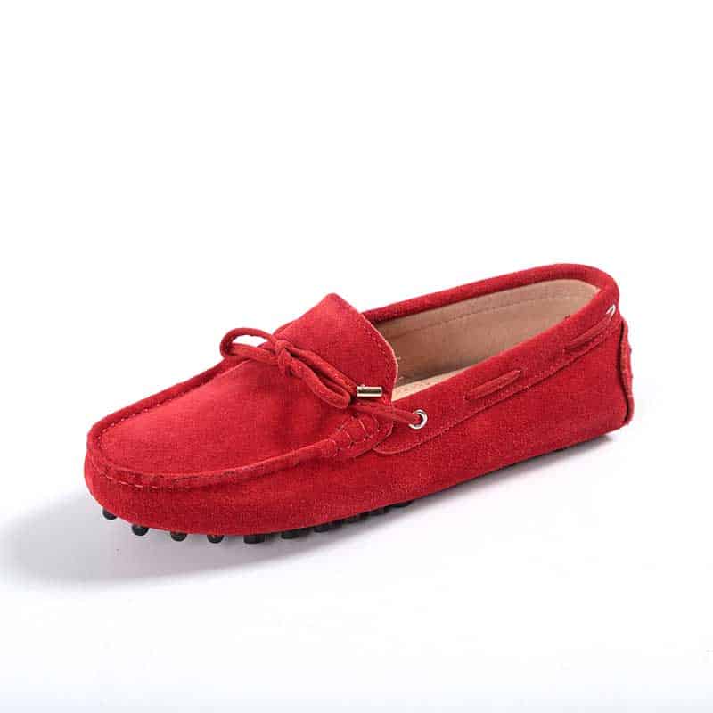 Zachte suède mocassins voor dames