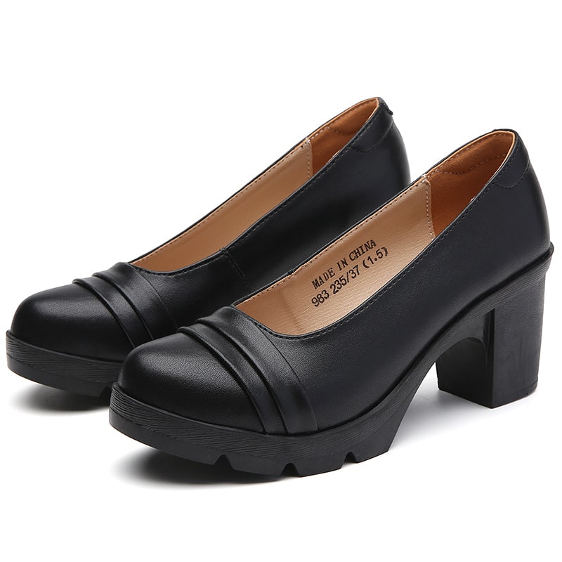 Zomermocassins met hak voor dames