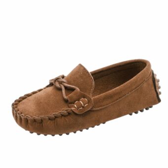 Casual suède loafers voor jongens