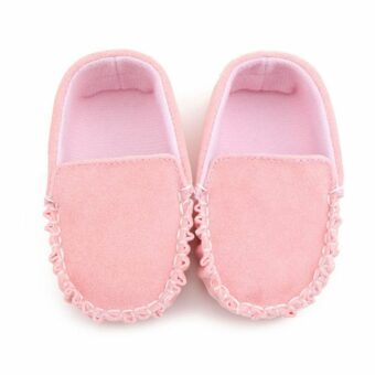 Suède mocassins voor baby's