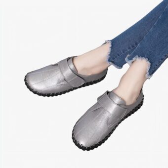 Orthopedische mocassins met klittenbandsluiting voor dames
