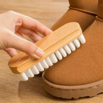 Reinigingsborstel voor suède schoenen